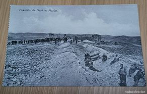 Militaria: POSTAL DE LA GUERRA DEL RIF, POSICION DE HACH EL MERINI, ED. BOIX HERMANOS, NO CIRCULADA.